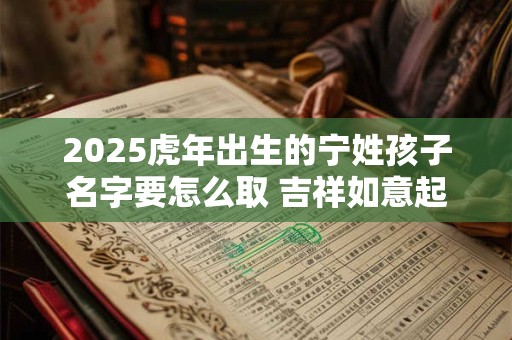 2025虎年出生的宁姓孩子名字要怎么取 吉祥如意起名
