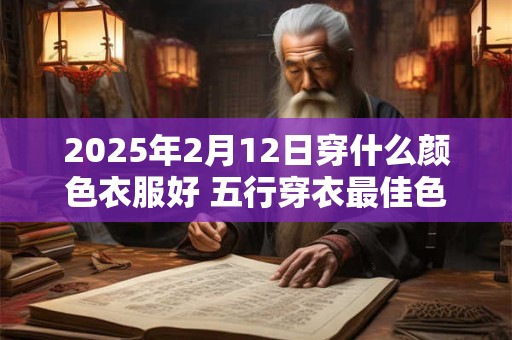 2025年2月12日穿什么颜色衣服好 五行穿衣最佳色
