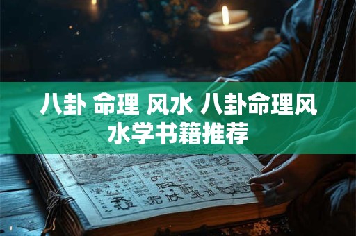 八卦 命理 风水 八卦命理风水学书籍推荐