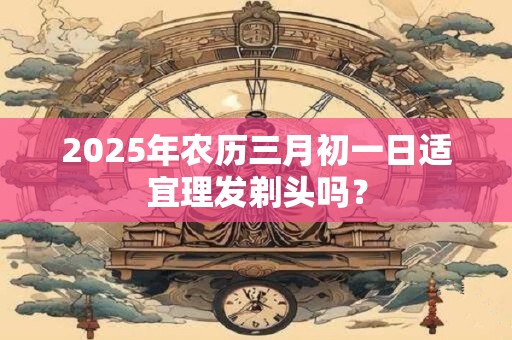 2025年农历三月初一日适宜理发剃头吗？