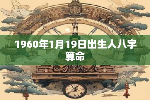 1960年1月19日出生人八字算命