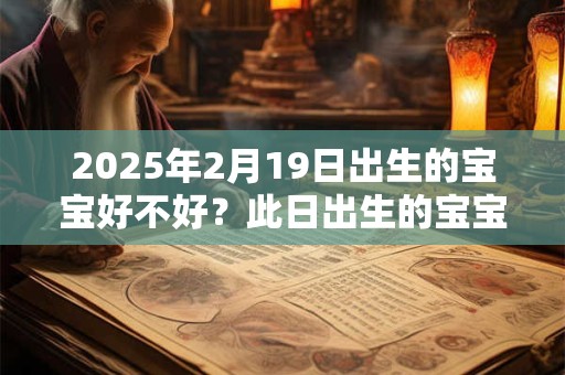 2025年2月19日出生的宝宝好不好？此日出生的宝宝性格