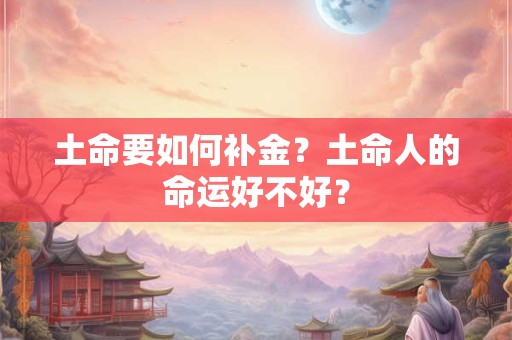 土命要如何补金?土命人的命运好不好? 土命要如何补金?土命人的命运好不好?