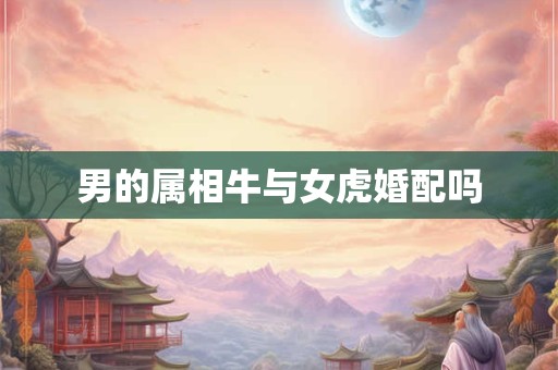 男的属相牛与女虎婚配吗