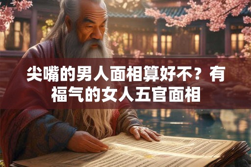 尖嘴的男人面相算好不？有福气的女人五官面相