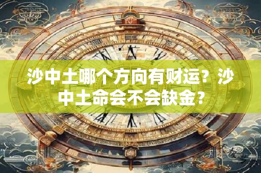 沙中土哪个方向有财运？沙中土命会不会缺金？