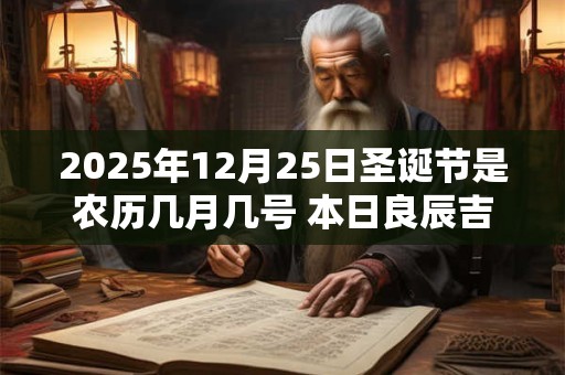 2025年12月25日圣诞节是农历几月几号 本日良辰吉时