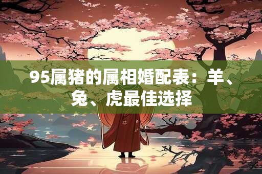 95属猪的属相婚配表:羊、兔、虎最佳选择 95属猪的属相婚配表:羊、兔、虎最佳选择