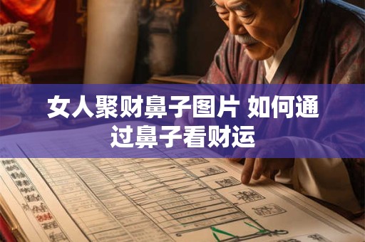 女人聚财鼻子图片 如何通过鼻子看财运