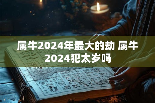 属牛2024年最大的劫 属牛2024犯太岁吗
