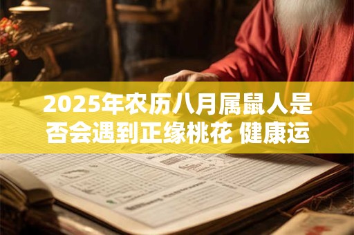 2025年农历八月属鼠人是否会遇到正缘桃花 健康运势下滑