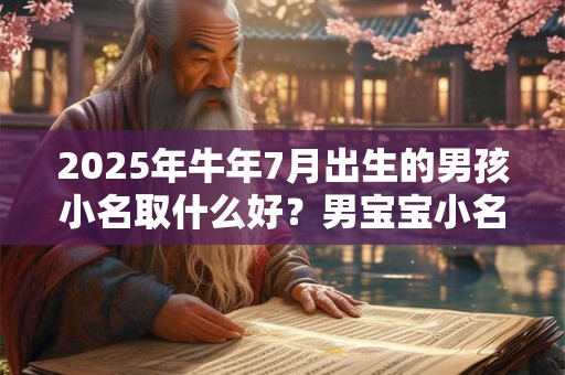 2026年牛年7月出生的男孩小名取什么好？男宝宝小名推荐