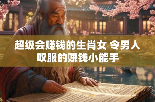 超级会赚钱的生肖女 令男人叹服的赚钱小能手