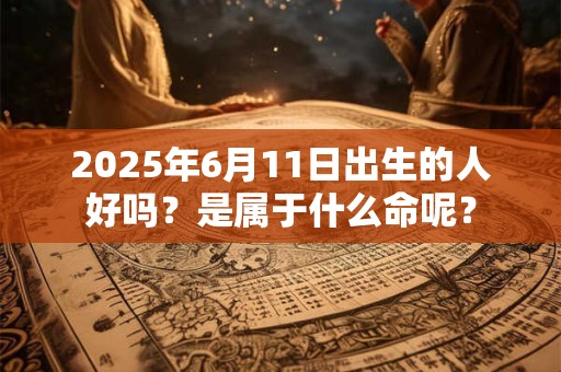 2025年6月11日出生的人好吗?是属于什么命呢? 2025年6月11日出生的人好吗?是属于什么命呢?