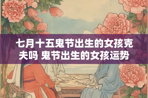 七月十五鬼节出生的女孩克夫吗 鬼节出生的女孩运势