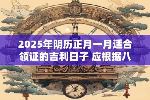 2025年阴历正月一月适合领证的吉利日子 应根据八字查询