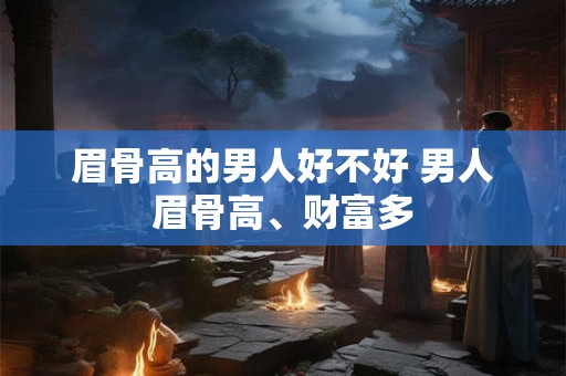 眉骨高的男人好不好 男人眉骨高、财富多