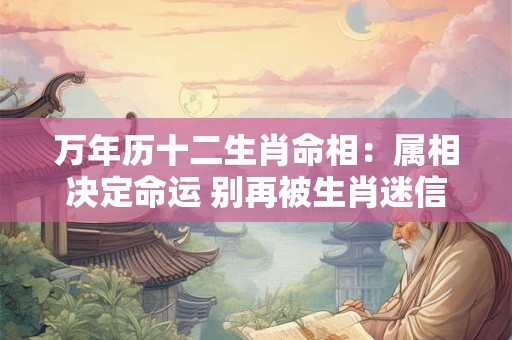 万年历十二生肖命相：属相决定命运 别再被生肖迷信了！