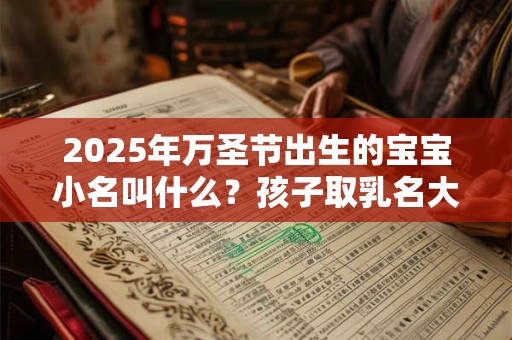 2025年万圣节出生的宝宝小名叫什么?孩子取乳名大全 2025年万圣节出生的宝宝小名叫什么?孩子取乳名大全