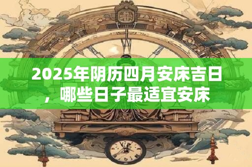 2025年阴历四月安床吉日,哪些日子最适宜安床 2025年阴历四月安床吉日,哪些日子最适宜安床