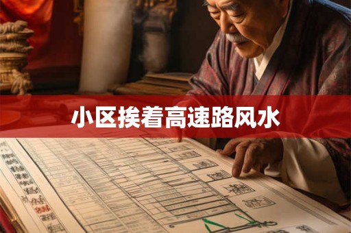 小区挨着高速路风水