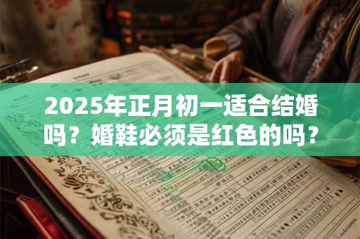2025年正月初一适合结婚吗？婚鞋必须是红色的吗？
