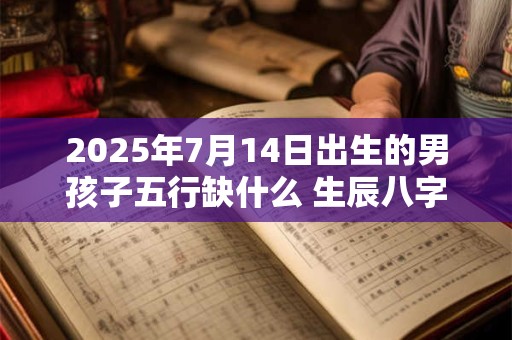 2025年7月14日出生的男孩子五行缺什么 生辰八字高分取名