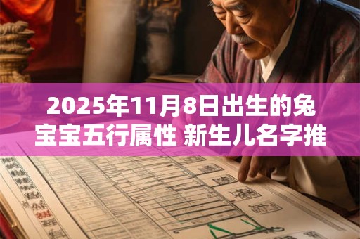 2025年11月8日出生的兔宝宝五行属性 新生儿名字推荐