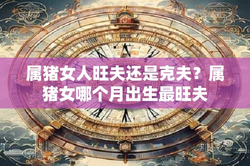 属猪女人旺夫还是克夫？属猪女哪个月出生最旺夫
