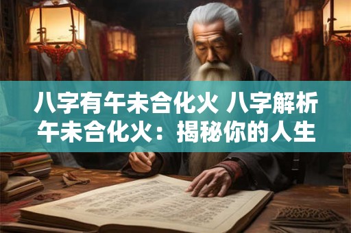 八字有午未合化火 八字解析午未合化火：揭秘你的人生奥秘！