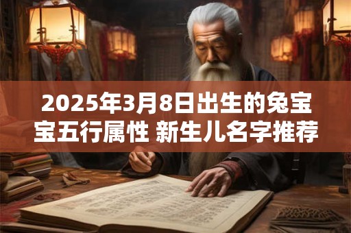 2025年3月8日出生的兔宝宝五行属性 新生儿名字推荐