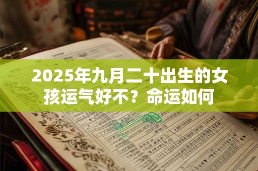 2025年九月二十出生的女孩运气好不？命运如何