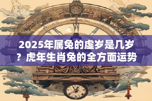 2026年属兔的虚岁是几岁？虎年生肖兔的全方面运势详解