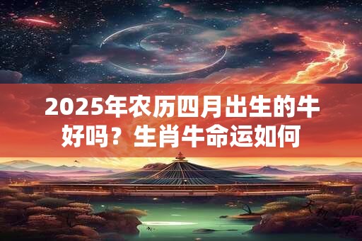 2025年农历四月出生的牛好吗？生肖牛命运如何