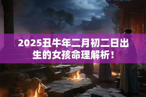 2025丑牛年二月初二日出生的女孩命理解析！