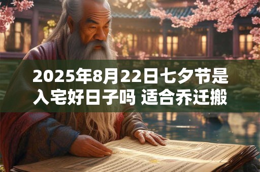 2025年8月22日七夕节是入宅好日子吗 适合乔迁搬家吗