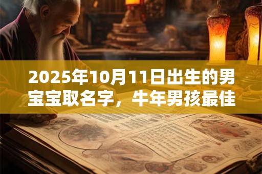 2025年10月11日出生的男宝宝取名字，牛年男孩最佳名字推荐