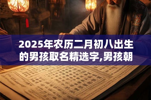 2025年农历二月初八出生的男孩取名精选字,男孩朝气蓬勃的名字