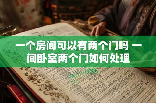 一个房间可以有两个门吗 一间卧室两个门如何处理