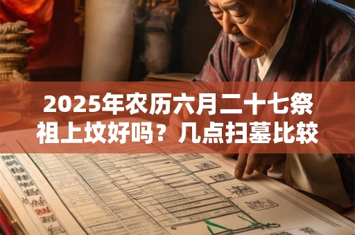 2025年农历六月二十七祭祖上坟好吗？几点扫墓比较好呢？