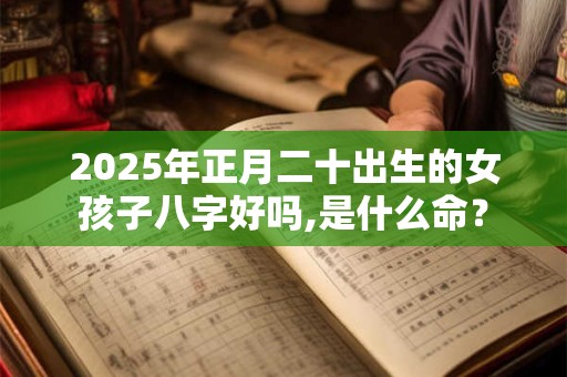 2025年正月二十出生的女孩子八字好吗,是什么命？