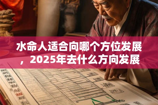 水命人适合向哪个方位发展，2025年去什么方向发展顺利？