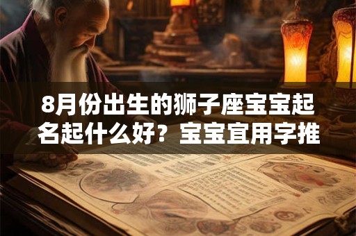 8月份出生的狮子座宝宝起名起什么好？宝宝宜用字推荐