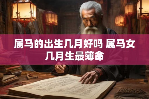 属马的出生几月好吗 属马女几月生最薄命