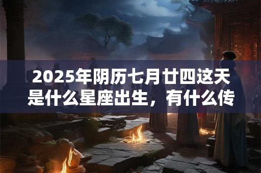 2025年阴历七月廿四这天是什么星座出生，有什么传说故事？