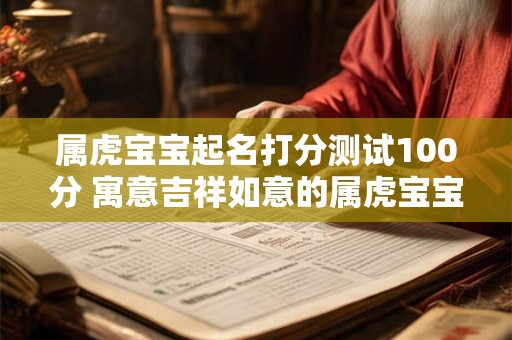 属虎宝宝起名打分测试100分 寓意吉祥如意的属虎宝宝名字