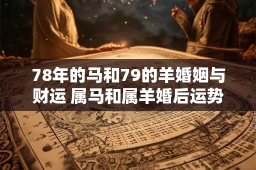 78年的马和79的羊婚姻与财运 属马和属羊婚后运势如何