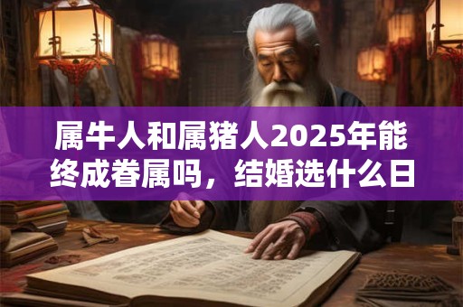 属牛人和属猪人2026年能终成眷属吗，结婚选什么日子好？