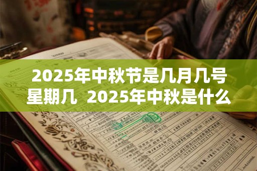 2025年中秋节是几月几号星期几  2025年中秋是什么时候