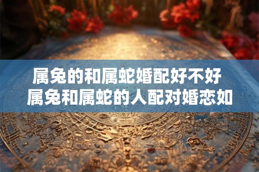 属兔的和属蛇婚配好不好 属兔和属蛇的人配对婚恋如何